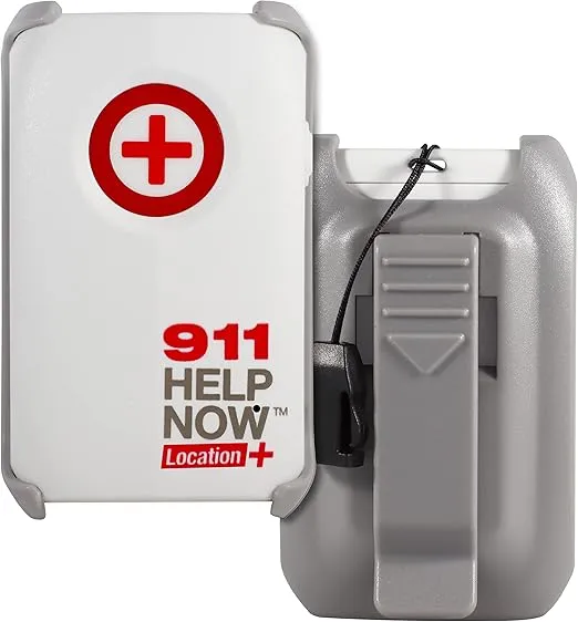 Help Now No Monthly Fees One-Touch Direct Connect Emergency Communicator Medical Alert Button Pendant - White