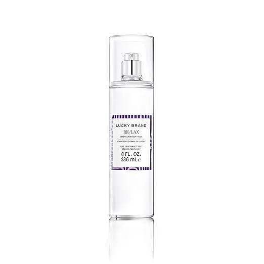 LUCKY Brand Re/Lax The New Sustainably-Inspired & Tranquil Unisex Fine Fragrance Mist For Women & Men, 8.0 Fl Oz (Pack of 1)