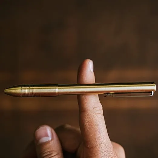 BIG IDEA DESIGN Bolt Action Pen (Titanium Stonewashed)