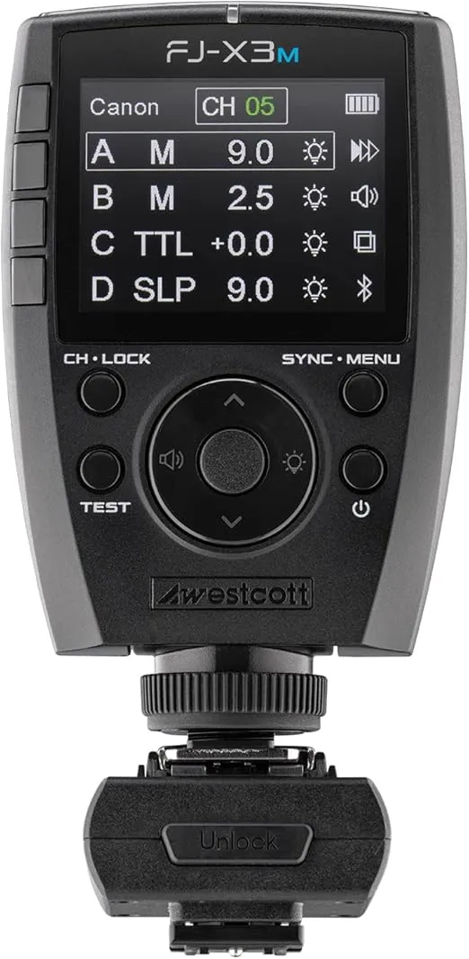 Westcott FJ-X3 M Universal Wireless Flash Trigger Compatible with Canon, Nikon, Sony (Adapter Included), Fuji, Panasonic Lumix, and Olympus