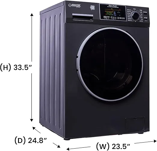Equator All-In-One VENTED/VENTLESS Washer-Dryer 1.9cf/18lb 1400RPM 110V (Stormy Grey)