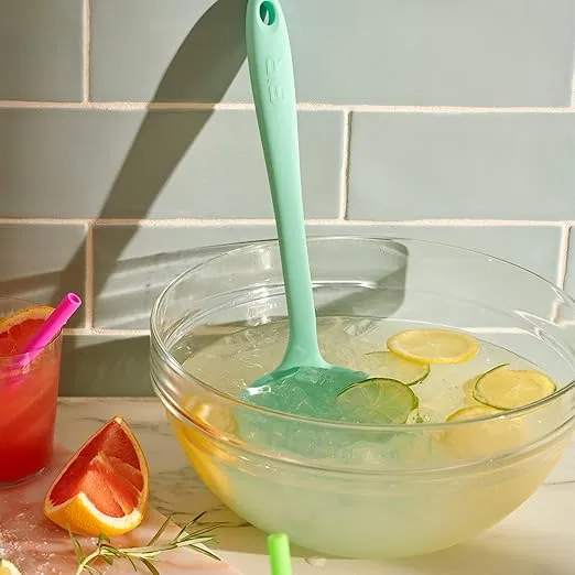 GIR: Get It Right Premium Silicone Ladle Serving Spoon - Non-stick Heat Resistant Seamless Kitchen Ladle for Soups, Stews, Dressings, and More - Ultimate, Red