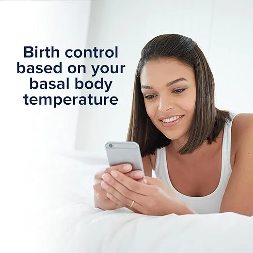 Clearblue & Natural Cycles Hormone-Free Birth Control Kit Starter Pack, 3 Month Subscription to The Natural Cycles app, 15 Digital Ovulation Tests, 1 Digital Basal Thermometer