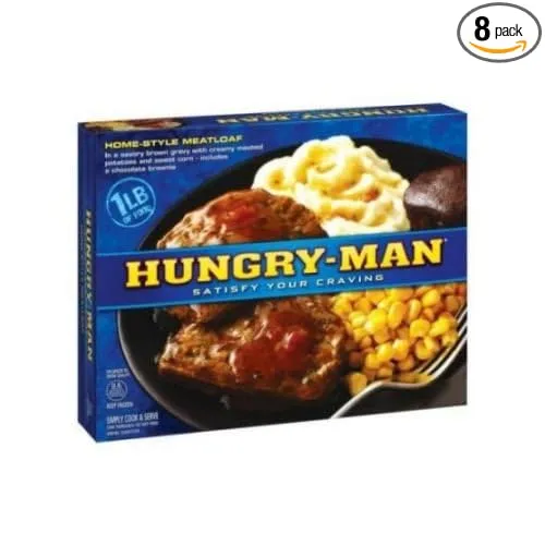 Hungry Man Meatloaf, 16.5 Ounce -- 8 per case.
