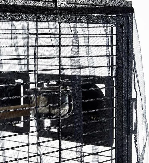 Yaheetech 25.5 inch Metal Bird Carrier Parakeet Travel Carrier w/Portable Handle and Seed Guard for Cockatiels Budgies Parrotlets Lovebirds