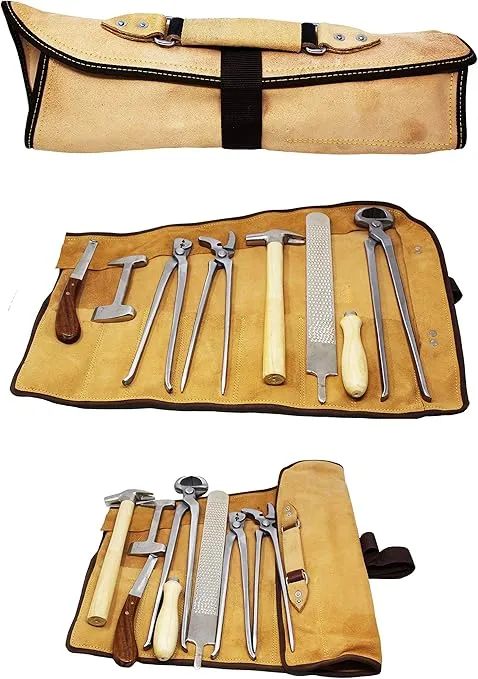 Horse Farrier Tool Kit Grooming Hoof Bot Shoe Puller Nipper Rasp 984109