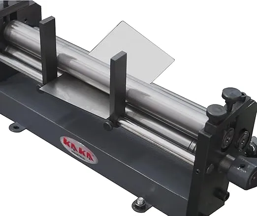 KAKA INDUSTRIAL SJ-320 Slip Roll Machine, 12.6 inch Forming Width in 22 Gauge Capacity, Sheet Metal Roller, with a Removable Rollers,Slip Rolling Bending Machine