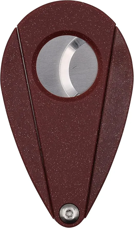 Xikar Xi2 Cigar Cutter, 440 Stainless Steel Blades with Rockwell C Rating of 57, Bloodstone Red