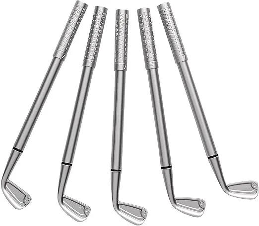 Golf Club Shaped Pens - Set of 12 - Office Stationary, Father's Day Gifts, Party Favors