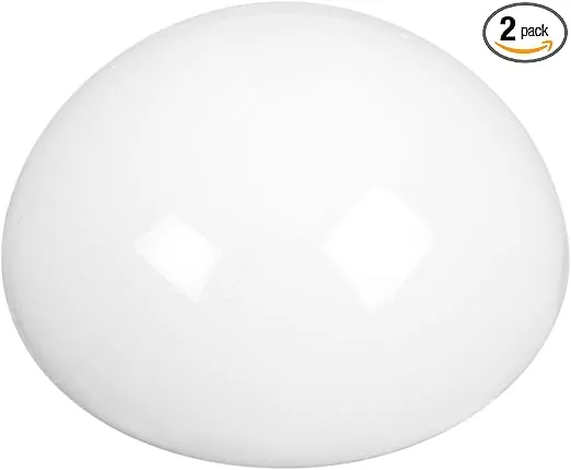 National Hardware N213-561 V337 Wall Door Stops in White, 2 pack