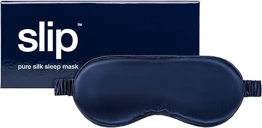 Slip Silk Sleep Mask, Navy (One Size)