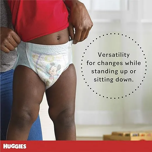 Huggies Little Movers Slip-On Diaper Pants, Size 4, 148 Ct