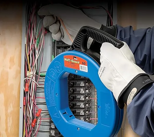 IDEAL Electrical 31-544 Volt-Guard Fish Tape - 120 ft. Pulling Tape w/Non-Conductive Eyelet, Fiberglass Core