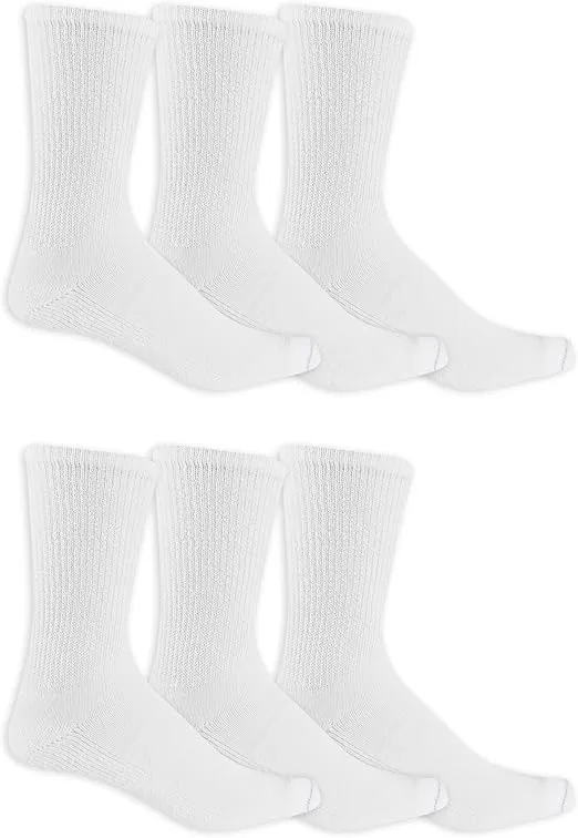 Dr. Scholl's Men's Diabetes & Circulator Socks-4 & 6 Pair Packs-Non-Binding Moisture Management