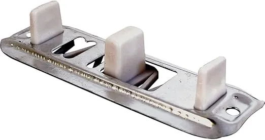 Prime-Line N 6560 Stamped Steel, Adjustable, Closet Door, Floor Guide (2 Pack)