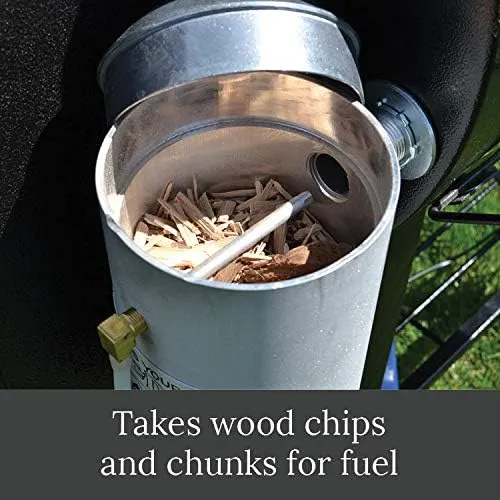 Smoke Daddy Big Kahuna Hot or Cold Smoke Generator | Works with Any Outside BBQ Grill | Electric Smoker Pellet Accessory | Add Your Favorite Blend of Wood Chunks or Chips to Customize Smoke Profile