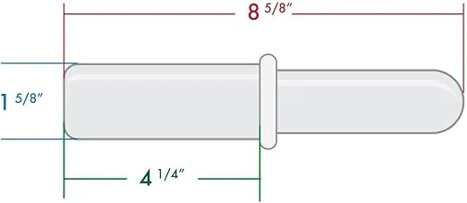 The Sausage Maker - 7" Plastic Meat Pusher for Meat Grinders