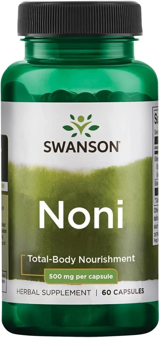 Swanson Noni 500 Milligrams 60 Capsules