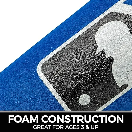 Franklin Sports MLB Kids Foam Baseball Bat + Ball Sets - Indoor + Outdoor Soft Foam Baseball Bats for Kids + Toddlers - Regular + Jumbo Barrels - 24" or 27" Length