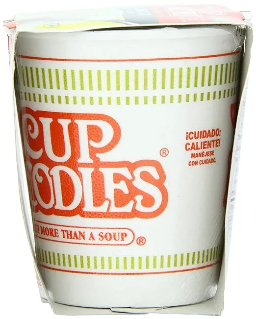 Nissin Cup Noodles Chicken Flavor Soup 2.25 oz (Pack of 12)