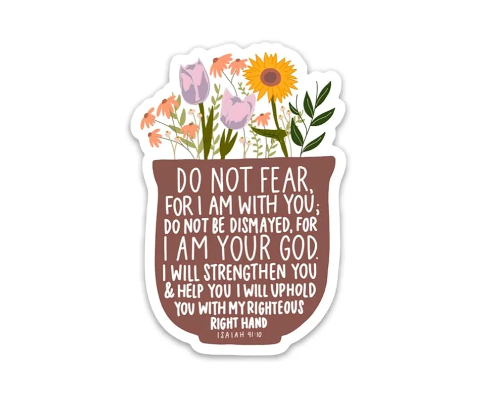 fridge magnet | Religious magnets | Christian faith fridge magnets | Bible verse quote magnets | Isaiah 41:10 do not fear