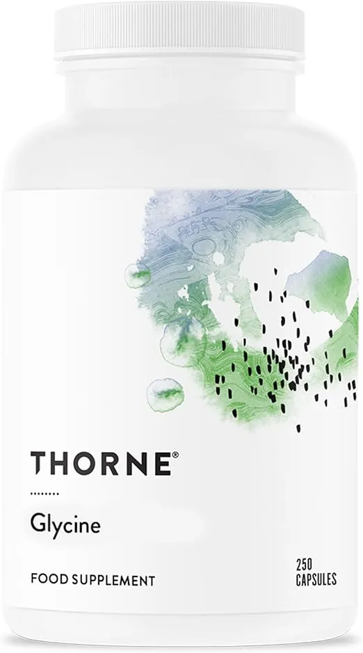 THORNE Glycine - Amino Acid Support for Relaxation, Detoxification, and Muscle Function - 250 Capsules