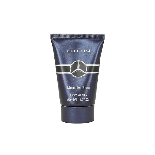 Mercedes-Benz Sign Giftset - Mens Cologne Set - Shower Gel Body Wash and Perfume for Men - Cologne for Men - Violet, Patchouli Fragrances - 3 Pc