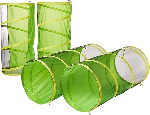 UTEX 8 in 1 Pop Up Children Play Tent House with 4 Tunnel, 4 Tents for Boys, Girls, Babies and Toddlers for Indoor and Outdoor Use