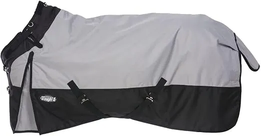 Tough1 1200D Turnout Blanket with Snuggit (300 Fill) Grey 81"
