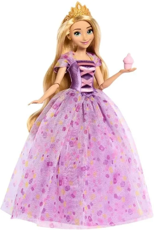 Mattel Disney Princess Birthday Celebration Rapunzel Deluxe Fashion Doll, Inspired by Disney Tangled Movie, Special Occasion Doll for Kids & Collectors