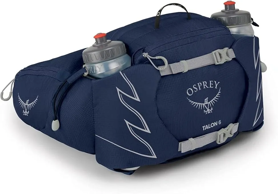 Osprey Talon 6L Men's Lumbar Hiking Waist Pack, Ceramic Blue