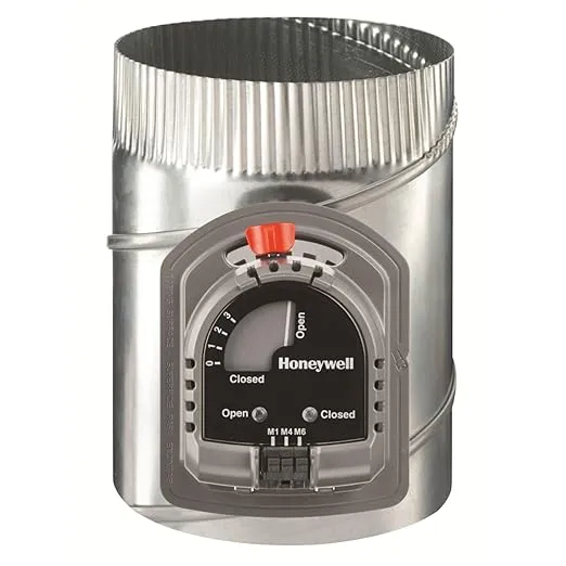 Honeywell ARD7TZ Round Automatic Damper, 7"