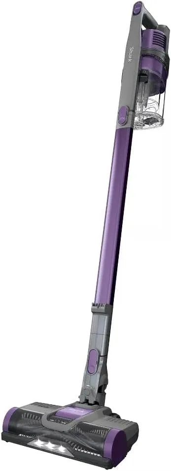 Shark IX141H Pet Cordless Stick Vacuum with Anti-Allergen Complete Seal, XL Dust Cup, LED Headlights, Removable Handheld, 40min Runtime, Grey/Purple, 7.5 lbs (Renewed)