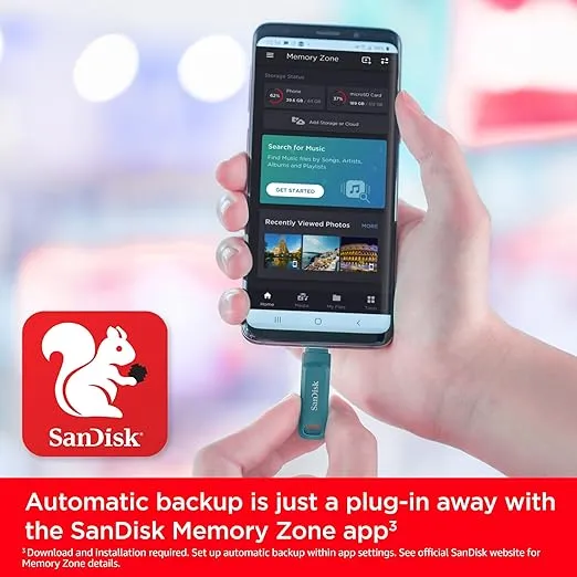 SanDisk 128GB Ultra Dual Drive Go USB Type-C Flash Drive - Up to 400 MB/s, Navagio Bay - SDDDC3-128G-G46NBB