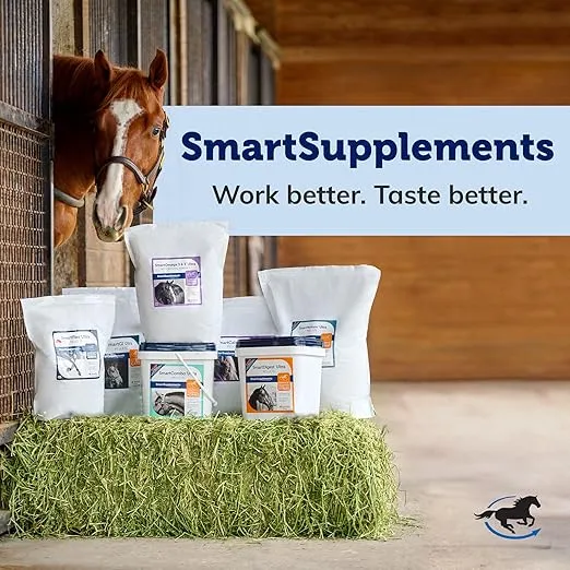 SmartPak SmartCalm Pellets Horse Calming Supplement | No Added Sugar Or Herbs, Dietary Equine Supplement, 56 Servings, 7.5 lb Bag