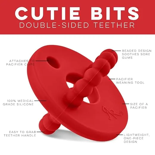 Ryan and Rose Cutie Bit Teether (Red)