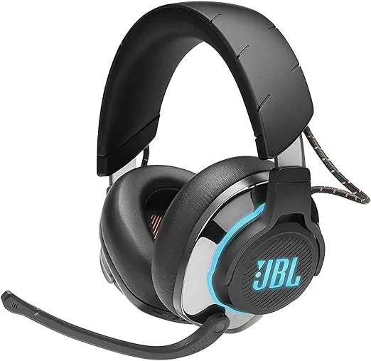 JBL Quantum 800 - Wireless Over-Ear Performance Gaming Headset with Active Noise Cancelling and Bluetooth 5.0 - Black (Renewed)