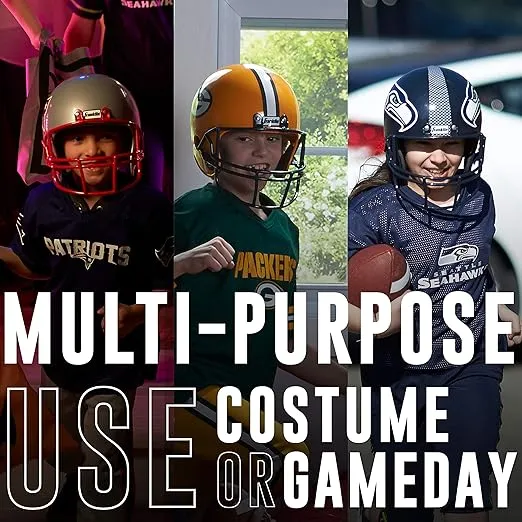 Franklin Sports NFL Kids Helmet + Jersey Sets - Youth NFL Team Uniform Sets - Costume Set - Helmet, Jersey + Chinstrap-Medium