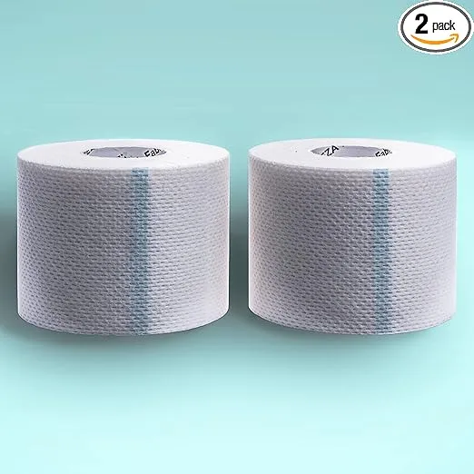 Areza Medical Surgical Tape - Porous Skin Soft Fabric Cloth Adhesive Tape - Fabripore - 2" x 10 yds. (5 cm x 9 m) - 2 Rolls per Box