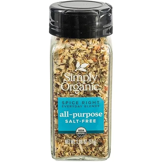 Simply Organic Spice Right Everyday Blends All-Purpose Salt-Free, Certified Organic | 1.8 oz