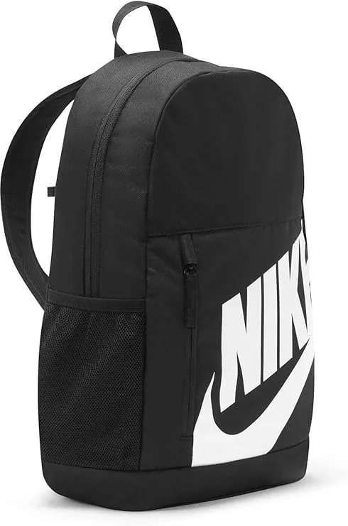 NIKE Y NK ELMNTL BKPK Rucksack Black/Black/White 20 liter
