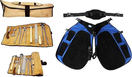 Prorider Horse Farrier Tool Equine Hoof Care Tool Kit w/Apron 98498