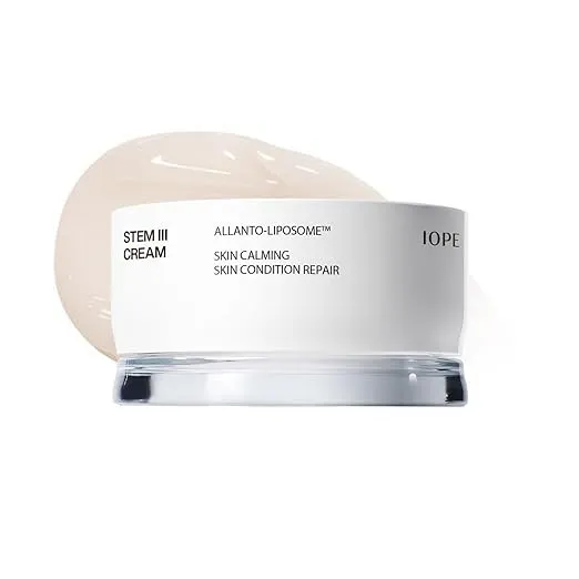 IOPE STEM III Korean Intensive Moisturizer - Antiaging Face Cream with Niacinamide, Dermatologically Tested Skin Barrier Repair with peptide, Korean Timeless Skin Care, Wrinkle Care