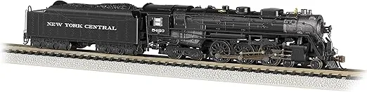 Bachmann Trains - 4-6-4 Hudson - DCC ECONAMI Sound Value-Equipped Locomotive - New York Central #5420 (as Delivered, Roman Lettering) - N Scale (53652)