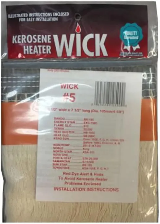 Kerosene Heater #5 Wick; Omni 105, E, F, G, H, I, Director