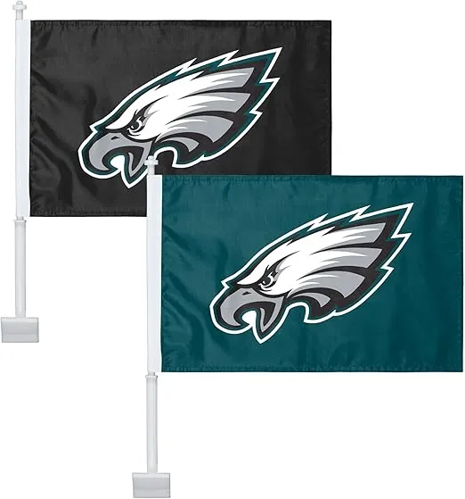 foco NFL 2 Pack Solid Car Flag