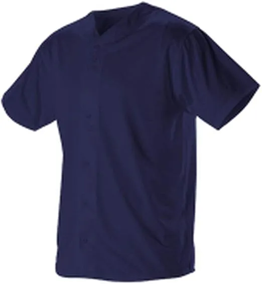 Alleson Athletic Teen-Boys Youth Baseball Jersey, Navy, Small