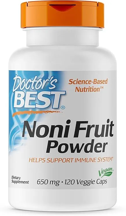 Doctor's Best Noni Concentrate (650 mg), 120 Veggie Caps