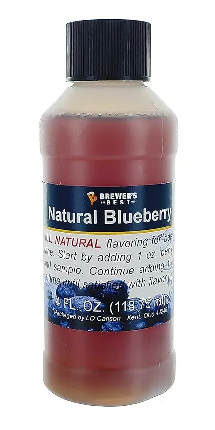 Brewer's Best Natural Beer and Wine Fruit Flavoring (Blueberry)