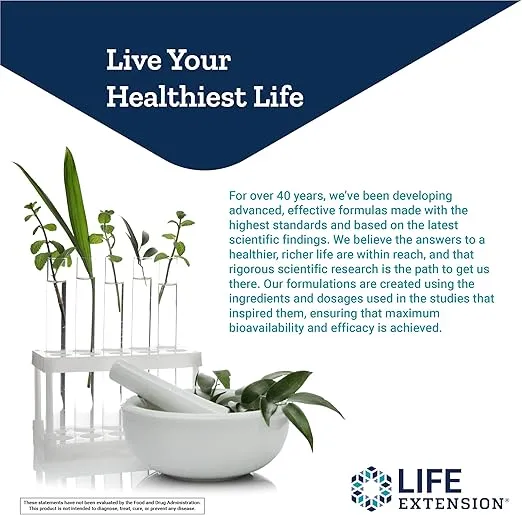 Life Extension Male Vascular Sexual Health Support -Hormone-Free Black Ginger Extract Supplement for Men – One Daily, Gluten-Free, Vegetarian, Non-GMO - 30 Capsules